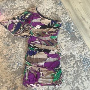 Beautiful summer dress stretchy material size 8